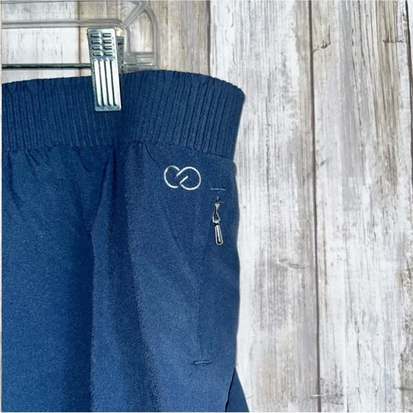 Calia Navy Blue High Rise Elastic Waist Running Shorts Size XXL - Picture 2 of 4